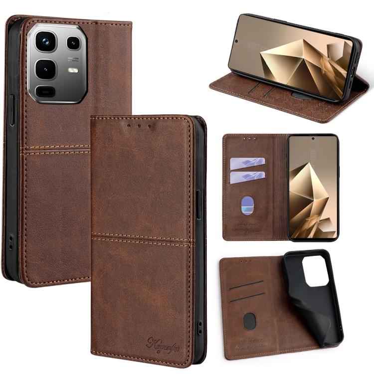 Cow Texture Magnetic Leather Phone Case, For Infinix Hot 60 5G, For Infinix Hot 60 Pro+ 4G, For Infinix Hot 60 Pro 4G, For Infinix Smart 10 4G, For Infinix Note 50s 5G, For Infinix Note 50x 5G, For Infinix Note 50 Pro+ 5G, For Infinix Note 50 4G       ...