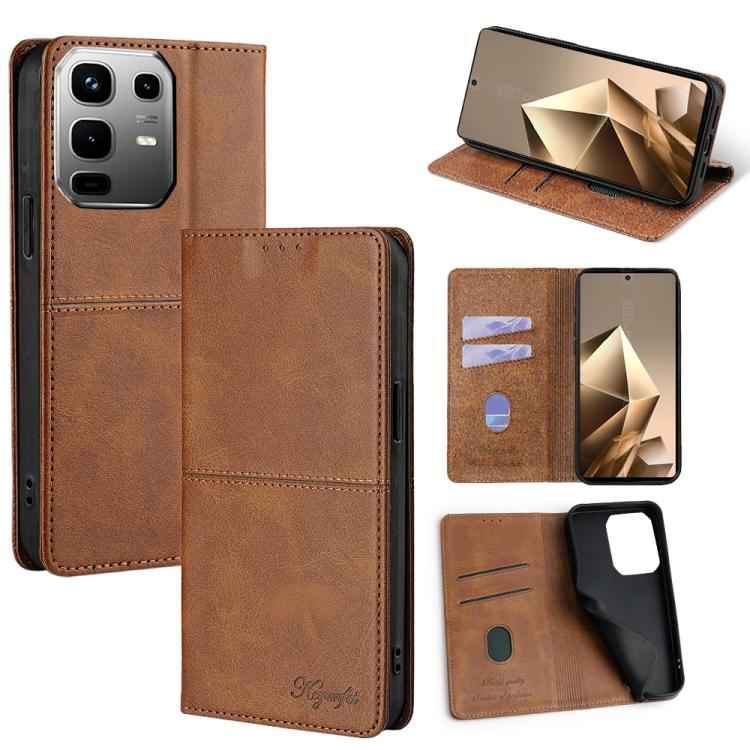 Cow Texture Magnetic Leather Phone Case, For Infinix Hot 60 5G, For Infinix Hot 60 Pro+ 4G, For Infinix Hot 60 Pro 4G, For Infinix Smart 10 4G, For Infinix Note 50s 5G, For Infinix Note 50x 5G, For Infinix Note 50 Pro+ 5G, For Infinix Note 50 4G       ...