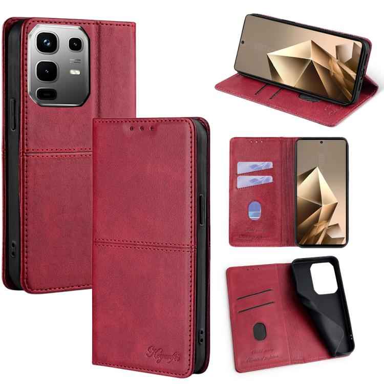Cow Texture Magnetic Leather Phone Case, For Infinix Hot 60 5G, For Infinix Hot 60 Pro+ 4G, For Infinix Hot 60 Pro 4G, For Infinix Smart 10 4G, For Infinix Note 50s 5G, For Infinix Note 50x 5G, For Infinix Note 50 Pro+ 5G, For Infinix Note 50 4G       ...