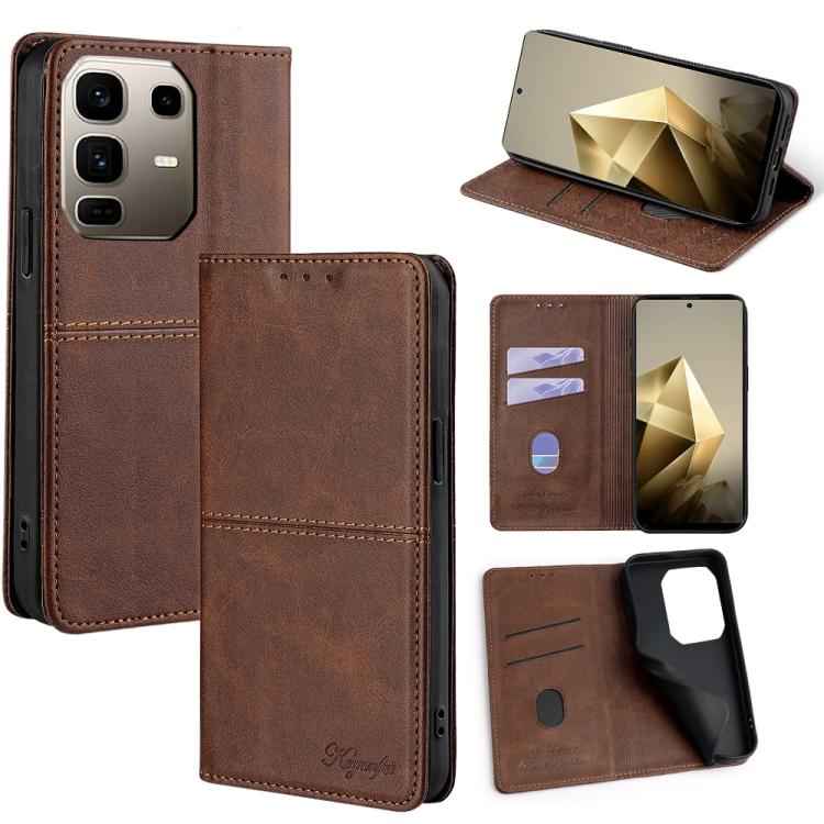 Cow Texture Magnetic Leather Phone Case, For Infinix Hot 60 5G, For Infinix Hot 60 Pro+ 4G, For Infinix Hot 60 Pro 4G, For Infinix Smart 10 4G, For Infinix Note 50s 5G, For Infinix Note 50x 5G, For Infinix Note 50 Pro+ 5G, For Infinix Note 50 4G       ...