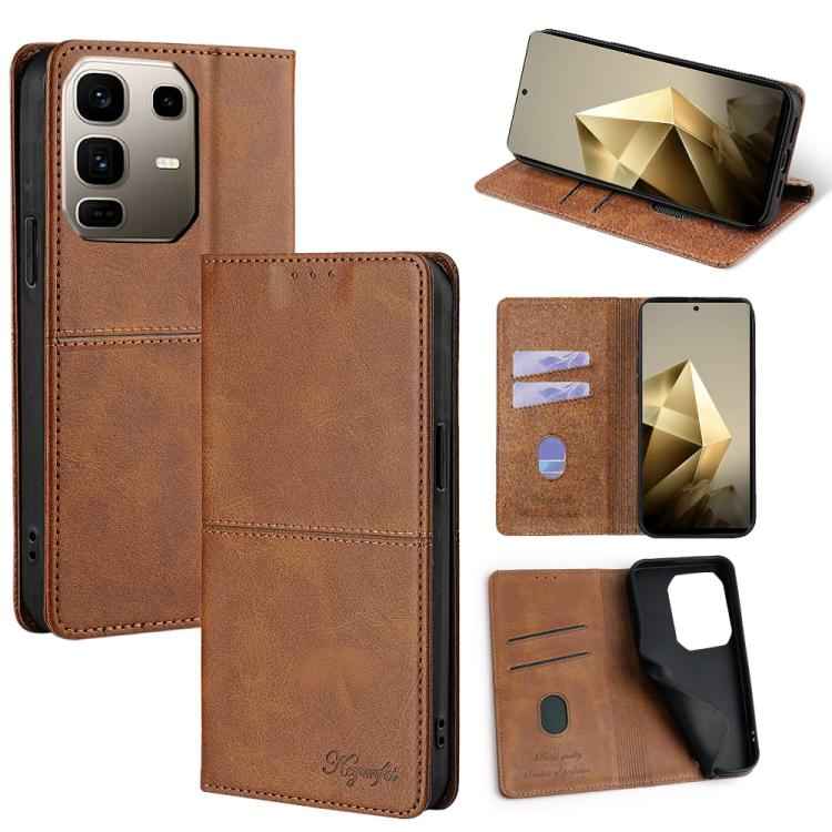 Cow Texture Magnetic Leather Phone Case, For Infinix Hot 60 5G, For Infinix Hot 60 Pro+ 4G, For Infinix Hot 60 Pro 4G, For Infinix Smart 10 4G, For Infinix Note 50s 5G, For Infinix Note 50x 5G, For Infinix Note 50 Pro+ 5G, For Infinix Note 50 4G       ...