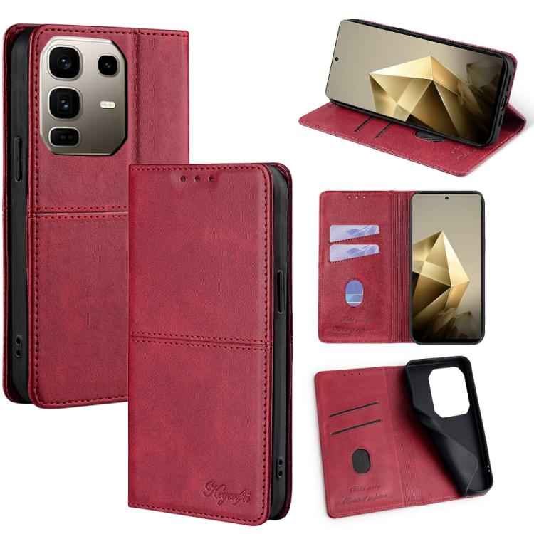 Cow Texture Magnetic Leather Phone Case, For Infinix Hot 60 5G, For Infinix Hot 60 Pro+ 4G, For Infinix Hot 60 Pro 4G, For Infinix Smart 10 4G, For Infinix Note 50s 5G, For Infinix Note 50x 5G, For Infinix Note 50 Pro+ 5G, For Infinix Note 50 4G       ...
