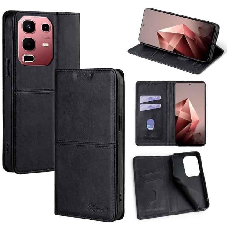 Cow Texture Magnetic Leather Phone Case, For Infinix Hot 60 5G, For Infinix Hot 60 Pro+ 4G, For Infinix Hot 60 Pro 4G, For Infinix Smart 10 4G, For Infinix Note 50s 5G, For Infinix Note 50x 5G, For Infinix Note 50 Pro+ 5G, For Infinix Note 50 4G       ...
