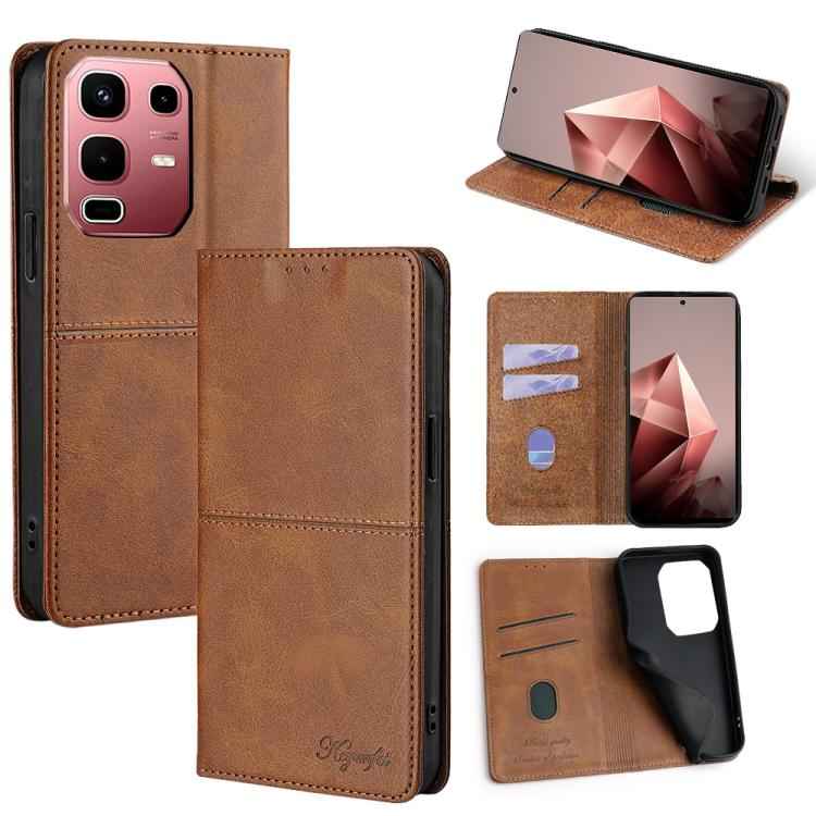 Cow Texture Magnetic Leather Phone Case, For Infinix Hot 60 5G, For Infinix Hot 60 Pro+ 4G, For Infinix Hot 60 Pro 4G, For Infinix Smart 10 4G, For Infinix Note 50s 5G, For Infinix Note 50x 5G, For Infinix Note 50 Pro+ 5G, For Infinix Note 50 4G       ...