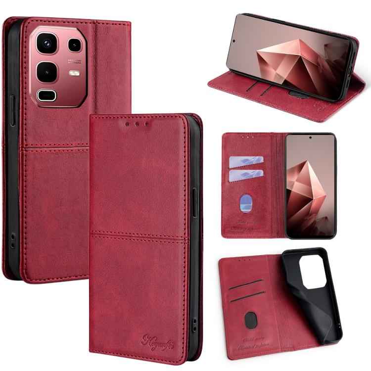 Cow Texture Magnetic Leather Phone Case, For Infinix Hot 60 5G, For Infinix Hot 60 Pro+ 4G, For Infinix Hot 60 Pro 4G, For Infinix Smart 10 4G, For Infinix Note 50s 5G, For Infinix Note 50x 5G, For Infinix Note 50 Pro+ 5G, For Infinix Note 50 4G       ...