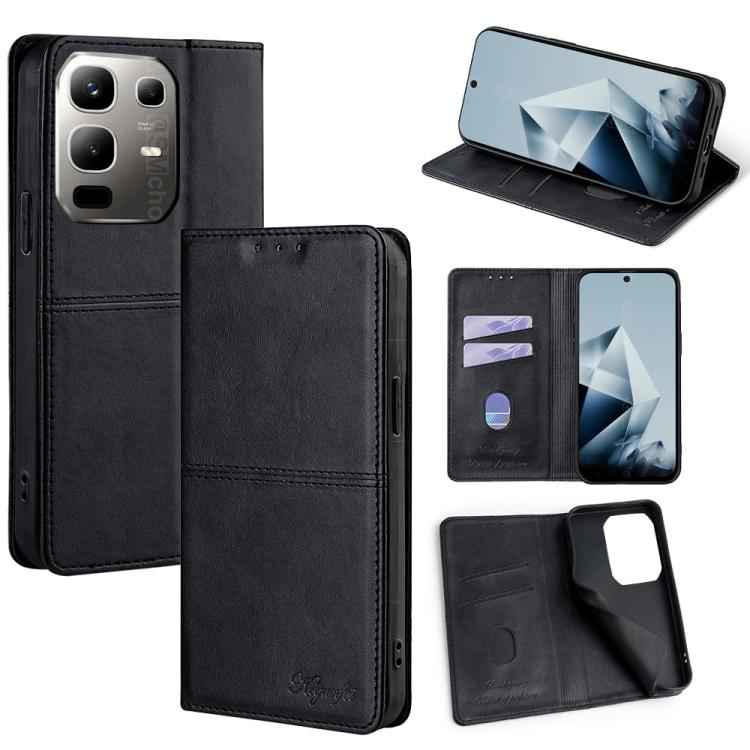 Cow Texture Magnetic Leather Phone Case, For Infinix Hot 60 5G, For Infinix Hot 60 Pro+ 4G, For Infinix Hot 60 Pro 4G, For Infinix Smart 10 4G, For Infinix Note 50s 5G, For Infinix Note 50x 5G, For Infinix Note 50 Pro+ 5G, For Infinix Note 50 4G       ...
