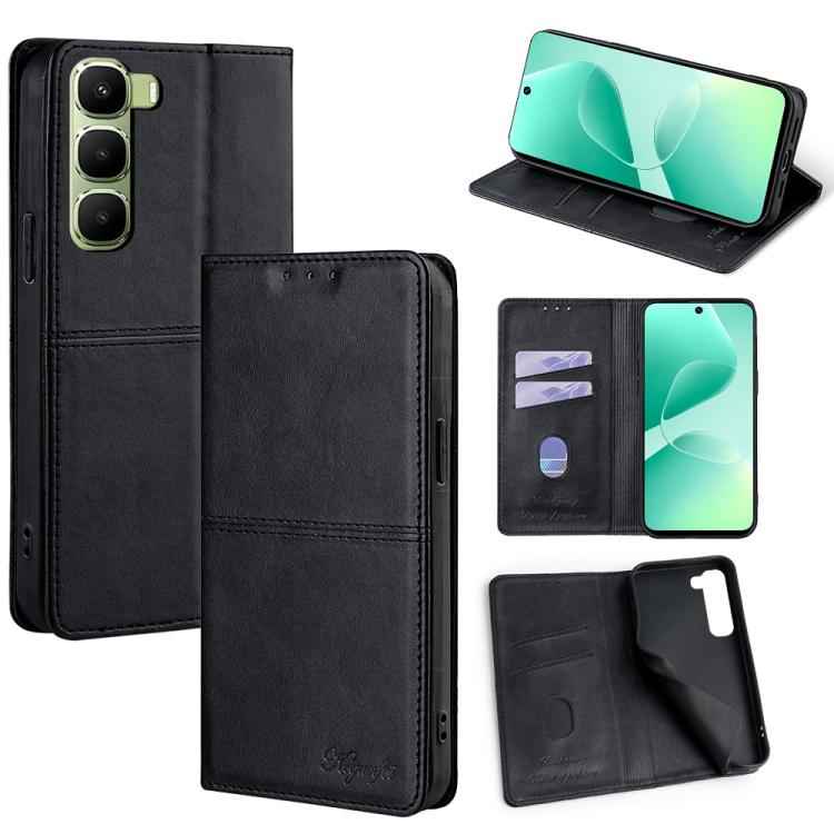Cow Texture Magnetic Leather Phone Case, For Infinix Hot 60 5G, For Infinix Hot 60 Pro+ 4G, For Infinix Hot 60 Pro 4G, For Infinix Smart 10 4G, For Infinix Note 50s 5G, For Infinix Note 50x 5G, For Infinix Note 50 Pro+ 5G, For Infinix Note 50 4G       ...