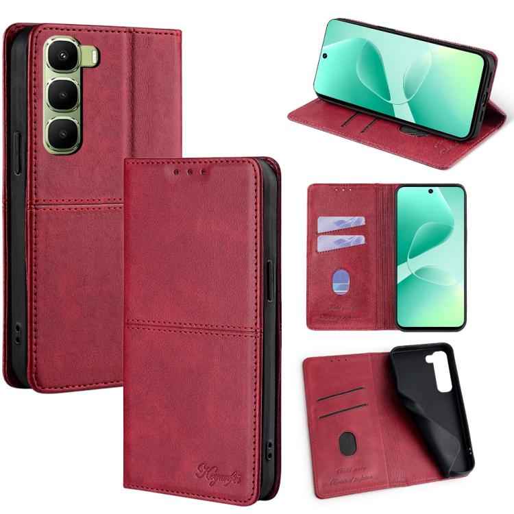 Cow Texture Magnetic Leather Phone Case, For Infinix Hot 60 5G, For Infinix Hot 60 Pro+ 4G, For Infinix Hot 60 Pro 4G, For Infinix Smart 10 4G, For Infinix Note 50s 5G, For Infinix Note 50x 5G, For Infinix Note 50 Pro+ 5G, For Infinix Note 50 4G       ...