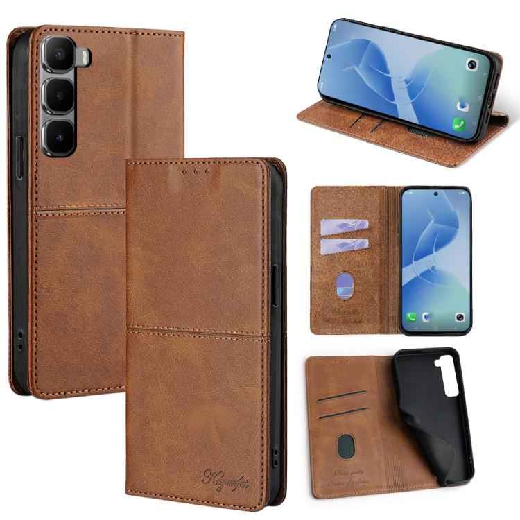 Cow Texture Magnetic Leather Phone Case, For Infinix Hot 60 5G, For Infinix Hot 60 Pro+ 4G, For Infinix Hot 60 Pro 4G, For Infinix Smart 10 4G, For Infinix Note 50s 5G, For Infinix Note 50x 5G, For Infinix Note 50 Pro+ 5G, For Infinix Note 50 4G       ...