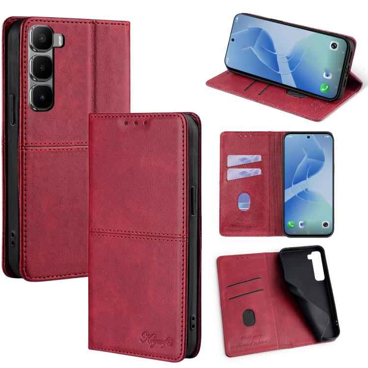 Cow Texture Magnetic Leather Phone Case, For Infinix Hot 60 5G, For Infinix Hot 60 Pro+ 4G, For Infinix Hot 60 Pro 4G, For Infinix Smart 10 4G, For Infinix Note 50s 5G, For Infinix Note 50x 5G, For Infinix Note 50 Pro+ 5G, For Infinix Note 50 4G       ...