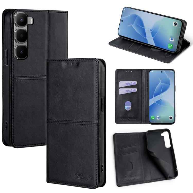 Cow Texture Magnetic Leather Phone Case, For Infinix Hot 60 5G, For Infinix Hot 60 Pro+ 4G, For Infinix Hot 60 Pro 4G, For Infinix Smart 10 4G, For Infinix Note 50s 5G, For Infinix Note 50x 5G, For Infinix Note 50 Pro+ 5G, For Infinix Note 50 4G       ...
