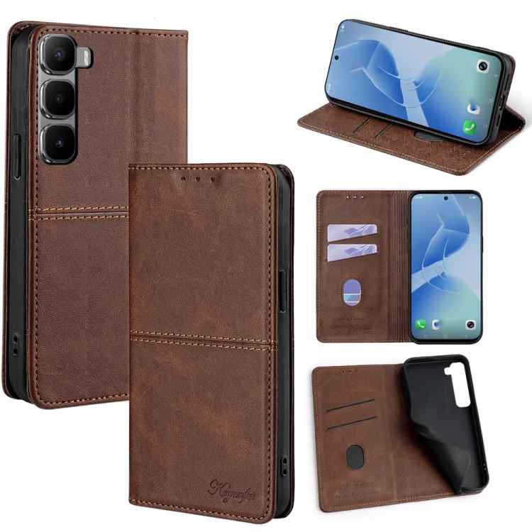 Cow Texture Magnetic Leather Phone Case, For Infinix Hot 60 5G, For Infinix Hot 60 Pro+ 4G, For Infinix Hot 60 Pro 4G, For Infinix Smart 10 4G, For Infinix Note 50s 5G, For Infinix Note 50x 5G, For Infinix Note 50 Pro+ 5G, For Infinix Note 50 4G       ...