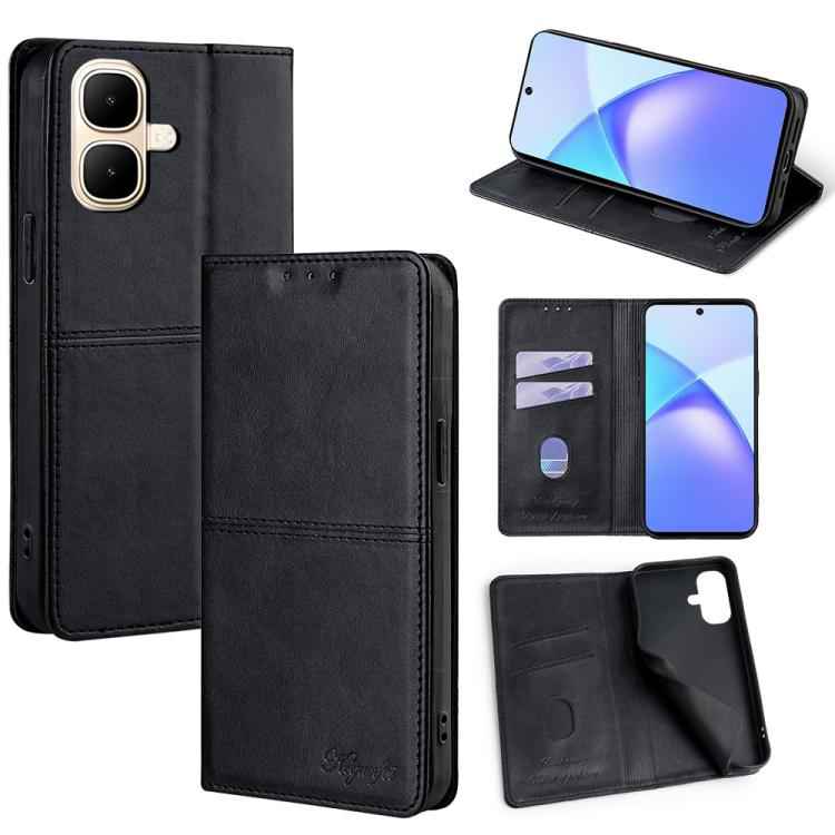 Cow Texture Magnetic Leather Phone Case, For Infinix Hot 60 5G, For Infinix Hot 60 Pro+ 4G, For Infinix Hot 60 Pro 4G, For Infinix Smart 10 4G, For Infinix Note 50s 5G, For Infinix Note 50x 5G, For Infinix Note 50 Pro+ 5G, For Infinix Note 50 4G       ...