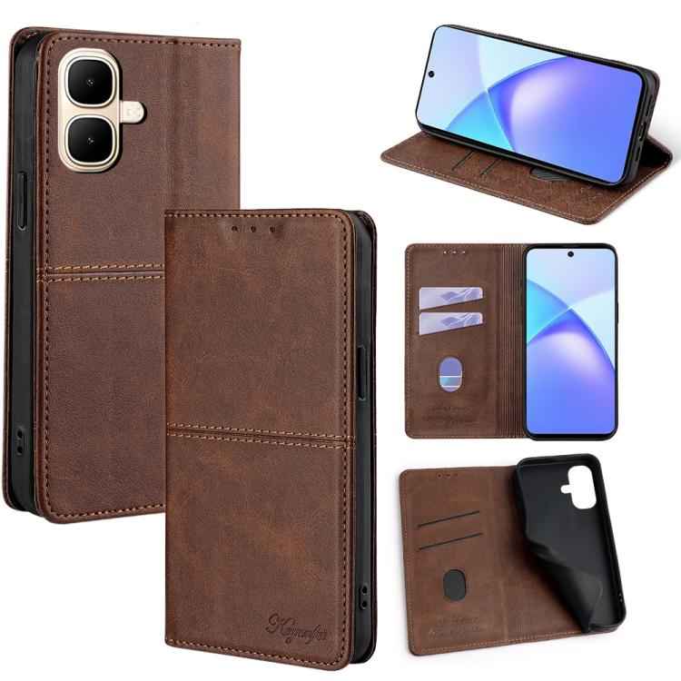 Cow Texture Magnetic Leather Phone Case, For Infinix Hot 60 5G, For Infinix Hot 60 Pro+ 4G, For Infinix Hot 60 Pro 4G, For Infinix Smart 10 4G, For Infinix Note 50s 5G, For Infinix Note 50x 5G, For Infinix Note 50 Pro+ 5G, For Infinix Note 50 4G       ...