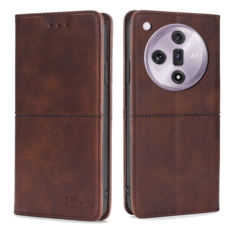 Cow Texture Magnetic Leather Phone Case, For OPPO Reno12 5G Global, For OPPO A60 4G Global, For OPPO Reno11 F 5G, For OPPO Find X7 5G, For OPPO Find X7 Ultra 5G, For OPPO Reno10 Pro+ 5G, For OPPO A1 5G