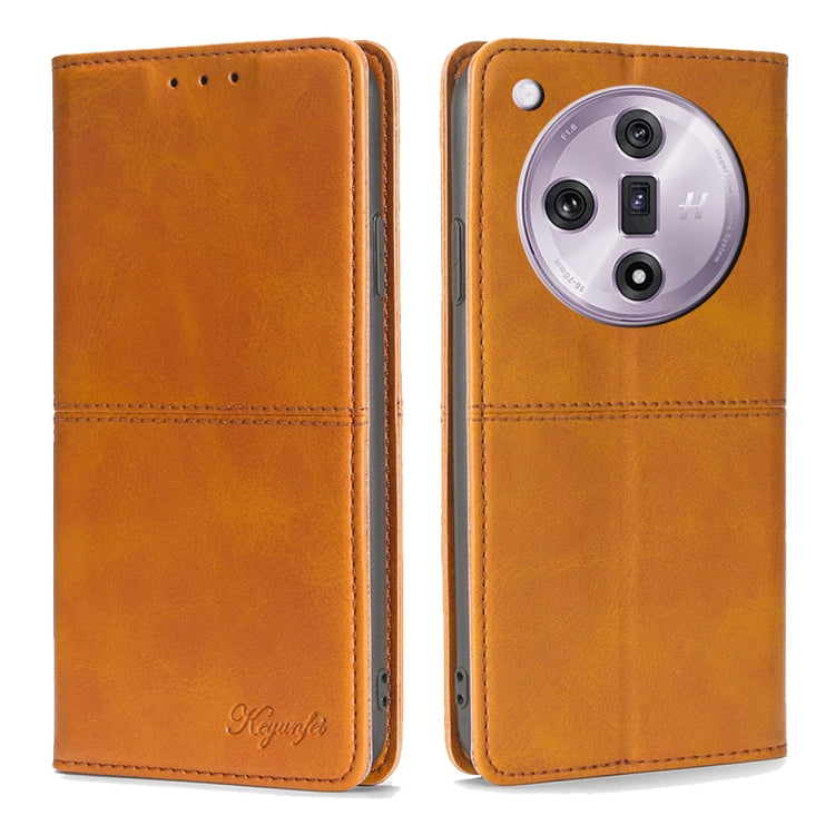 Cow Texture Magnetic Leather Phone Case, For OPPO Reno12 5G Global, For OPPO A60 4G Global, For OPPO Reno11 F 5G, For OPPO Find X7 5G, For OPPO Find X7 Ultra 5G, For OPPO Reno10 Pro+ 5G, For OPPO A1 5G