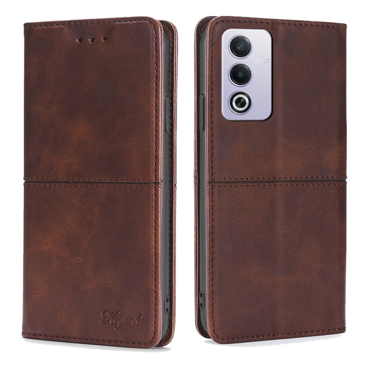 Cow Texture Magnetic Leather Phone Case, For OPPO Find X8 Ultra 5G, For OPPO F29 5G Global, For OPPO A5 Pro 5G Global, For OPPO A3 5G India, For OPPO Reno12 F 5G, For OPPO A3 Pro 5G India, For OPPO Reno12 5G Global, For OPPO A60 4G Global              ...