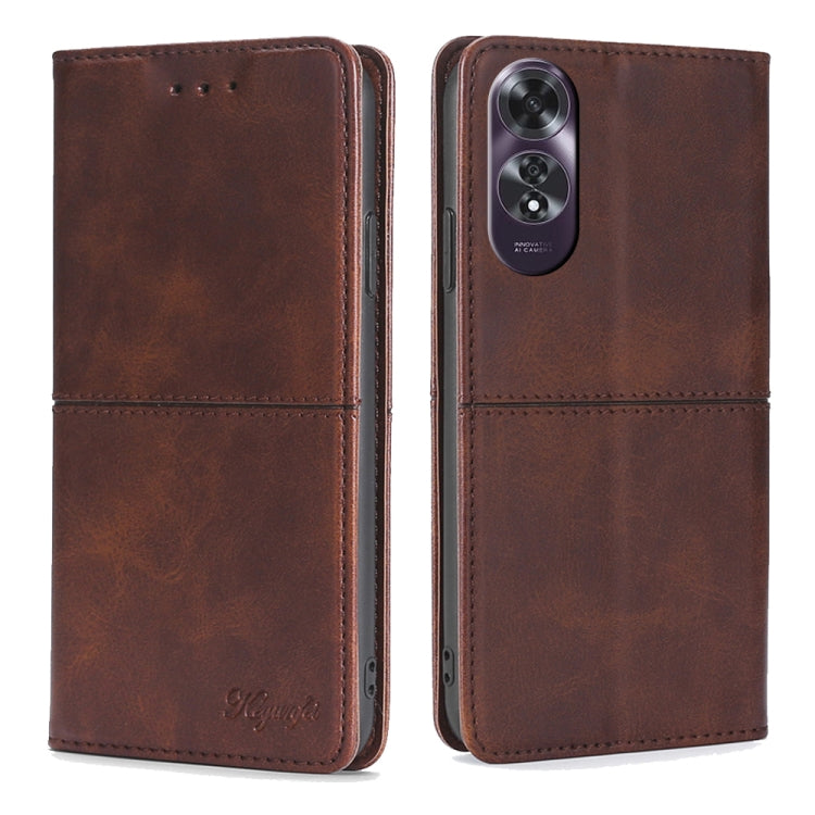 Cow Texture Magnetic Leather Phone Case, For OPPO Reno12 5G Global, For OPPO A60 4G Global, For OPPO Reno11 F 5G, For OPPO Find X7 5G, For OPPO Find X7 Ultra 5G, For OPPO Reno10 Pro+ 5G, For OPPO A1 5G