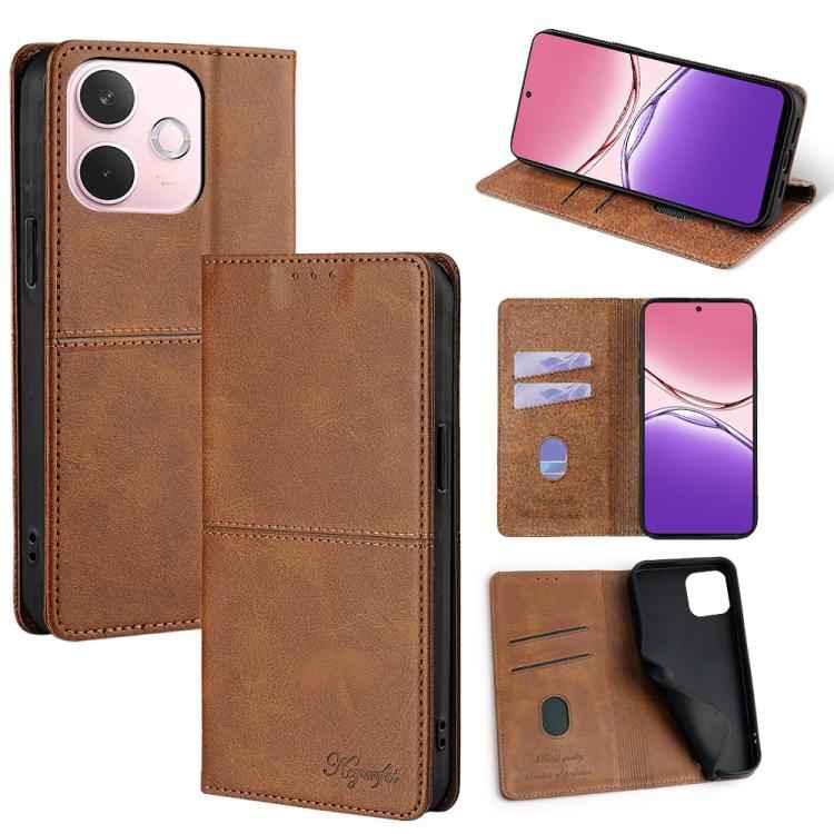 Cow Texture Magnetic Leather Phone Case, For OPPO Find X8 Ultra 5G, For OPPO F29 5G Global, For OPPO A5 Pro 5G Global, For OPPO A3 5G India, For OPPO Reno12 F 5G, For OPPO A3 Pro 5G India, For OPPO Reno12 5G Global, For OPPO A60 4G Global              ...