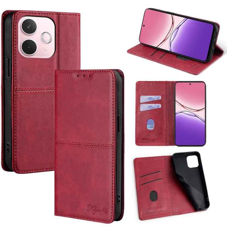 Cow Texture Magnetic Leather Phone Case, For OPPO Find X8 Ultra 5G, For OPPO F29 5G Global, For OPPO A5 Pro 5G Global, For OPPO A3 5G India, For OPPO Reno12 F 5G, For OPPO A3 Pro 5G India, For OPPO Reno12 5G Global, For OPPO A60 4G Global              ...