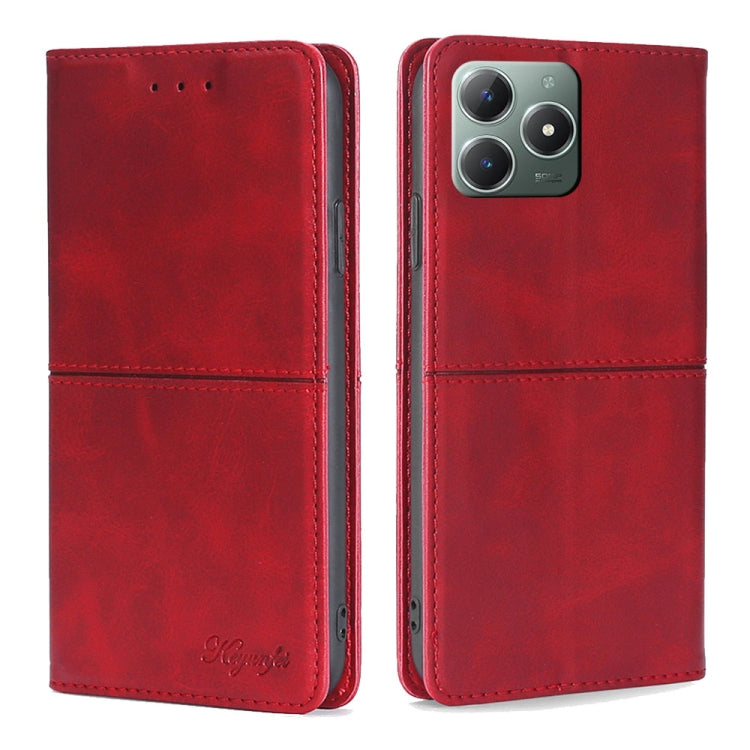 Cow Texture Magnetic Leather Phone Case, For Realme 15T 5G Global, For Realme C71 4G, For Realme GT 7 Global, For Realme 14 5G Global, For Realme P3 Ultra 5G, For Realme P3 Pro 5G Global, For Realme C61 4G, For Realme GT Neo6 SE, For Realme 12 5G