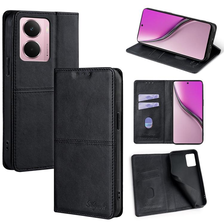 Cow Texture Magnetic Leather Phone Case, For Realme 15T 5G Global, For Realme C71 4G, For Realme GT 7 Global, For Realme 14 5G Global, For Realme P3 Ultra 5G, For Realme P3 Pro 5G Global, For Realme C61 4G, For Realme GT Neo6 SE, For Realme 12 5G