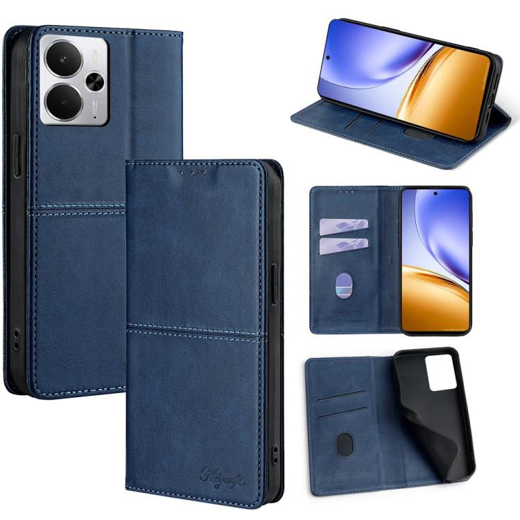 Cow Texture Magnetic Leather Phone Case, For Realme 15T 5G Global, For Realme C71 4G, For Realme GT 7 Global, For Realme 14 5G Global, For Realme P3 Ultra 5G, For Realme P3 Pro 5G Global, For Realme C61 4G, For Realme GT Neo6 SE, For Realme 12 5G
