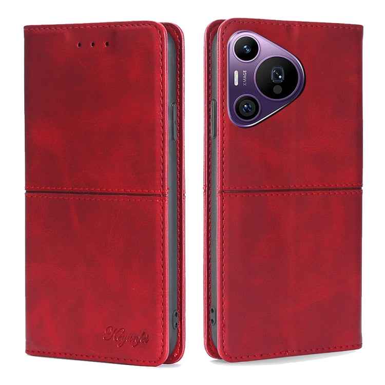 Cow Texture Magnetic Leather Phone Case, For Huawei Maimang 40 5G, For Huawei Pura 80 5G, For Huawei nova 14 Ultra 5G, For Huawei nova 14 Pro 5G, For Huawei nova 14 5G, For Huawei Pura 70 Pro / 70 Pro+ 5G, For Huawei Pura 70 Ultra 5G                   ...