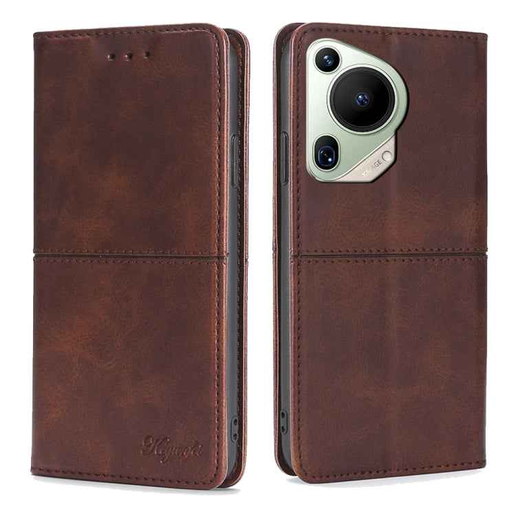 Cow Texture Magnetic Leather Phone Case, For Huawei Maimang 40 5G, For Huawei Pura 80 5G, For Huawei nova 14 Ultra 5G, For Huawei nova 14 Pro 5G, For Huawei nova 14 5G, For Huawei Pura 70 Pro / 70 Pro+ 5G, For Huawei Pura 70 Ultra 5G                   ...