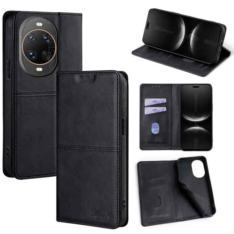 Cow Texture Magnetic Leather Phone Case, For Huawei Maimang 40 5G, For Huawei Pura 80 5G, For Huawei nova 14 Ultra 5G, For Huawei nova 14 Pro 5G, For Huawei nova 14 5G, For Huawei Pura 70 Pro / 70 Pro+ 5G, For Huawei Pura 70 Ultra 5G                   ...
