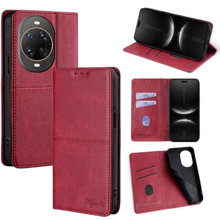 Cow Texture Magnetic Leather Phone Case, For Huawei Maimang 40 5G, For Huawei Pura 80 5G, For Huawei nova 14 Ultra 5G, For Huawei nova 14 Pro 5G, For Huawei nova 14 5G, For Huawei Pura 70 Pro / 70 Pro+ 5G, For Huawei Pura 70 Ultra 5G                   ...