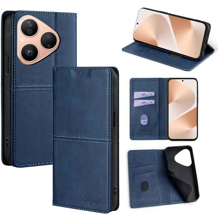 Cow Texture Magnetic Leather Phone Case, For Huawei Maimang 40 5G, For Huawei Pura 80 5G, For Huawei nova 14 Ultra 5G, For Huawei nova 14 Pro 5G, For Huawei nova 14 5G, For Huawei Pura 70 Pro / 70 Pro+ 5G, For Huawei Pura 70 Ultra 5G                   ...