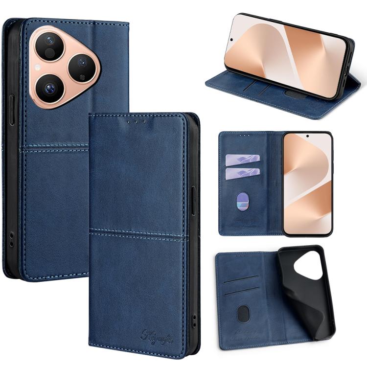 Cow Texture Magnetic Leather Phone Case, For Huawei Enjoy 90 Pro Max 5G, For Huawei Enjoy 90 Plus 5G, For Huawei Maimang 40 5G, For Huawei Pura 80 5G, For Huawei nova 14 Ultra 5G, For Huawei nova 14 Pro 5G, For Huawei nova 14 5G                        ...