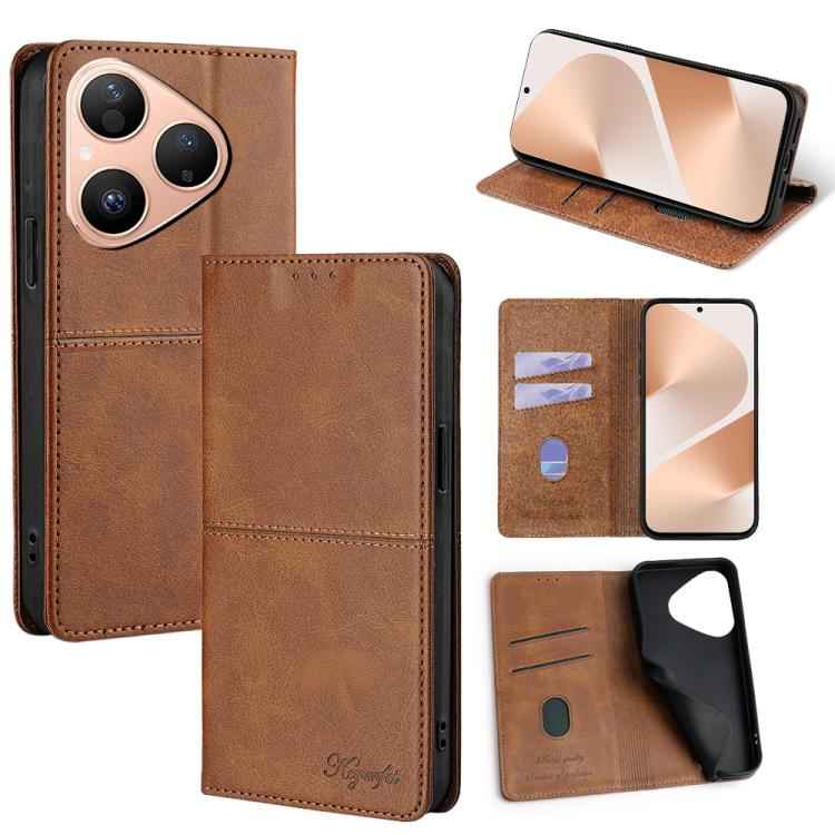Cow Texture Magnetic Leather Phone Case, For Huawei Maimang 40 5G, For Huawei Pura 80 5G, For Huawei nova 14 Ultra 5G, For Huawei nova 14 Pro 5G, For Huawei nova 14 5G, For Huawei Pura 70 Pro / 70 Pro+ 5G, For Huawei Pura 70 Ultra 5G                   ...