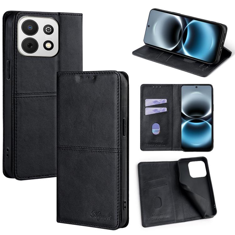 Cow Texture Magnetic Leather Phone Case, For Huawei Enjoy 90 Pro Max 5G, For Huawei Enjoy 90 Plus 5G, For Huawei Maimang 40 5G, For Huawei Pura 80 5G, For Huawei nova 14 Ultra 5G, For Huawei nova 14 Pro 5G, For Huawei nova 14 5G                        ...