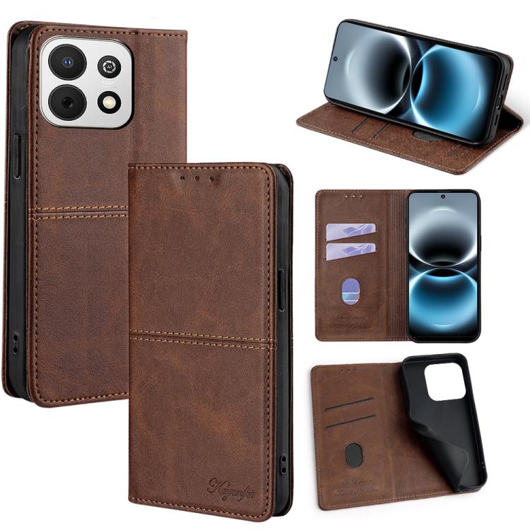 Cow Texture Magnetic Leather Phone Case, For Huawei Enjoy 90 Pro Max 5G, For Huawei Enjoy 90 Plus 5G, For Huawei Maimang 40 5G, For Huawei Pura 80 5G, For Huawei nova 14 Ultra 5G, For Huawei nova 14 Pro 5G, For Huawei nova 14 5G                        ...