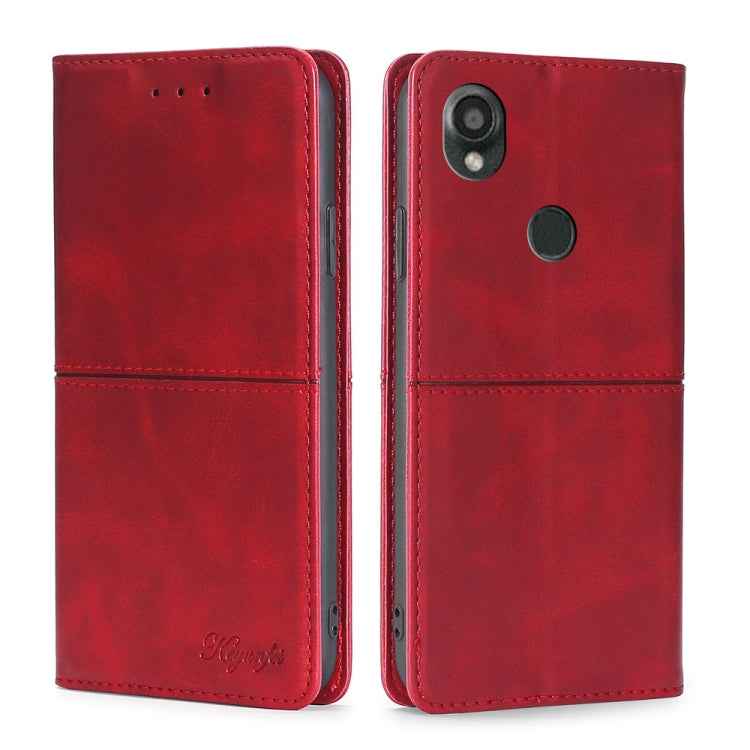 Cow Texture Magnetic Leather Phone Case, For Kyocera Basio Active3, For Kyocera Digno SX4 5G, For Kyocera Digno SX3-KYG02