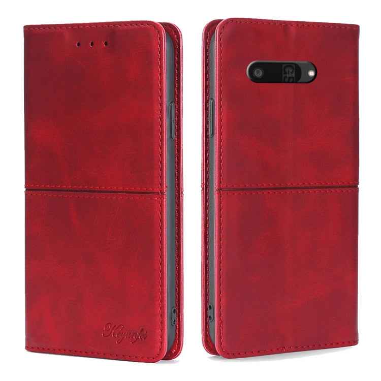 Cow Texture Magnetic Leather Phone Case, For Kyocera Basio Active3, For Kyocera Digno SX4 5G, For Kyocera Digno SX3-KYG02