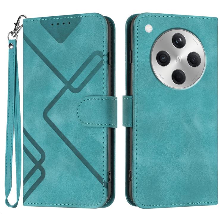 Line Pattern Skin Feel Leather Phone Case, For OPPO K13 5G, For OPPO Find X8s+, For OPPO Find X8s, For OPPO Find X8 Ultra, For OPPO A5 Pro 5G, For OPPO Reno13 F 4G / 5G, For OPPO Find X8, For OPPO Reno12 Global