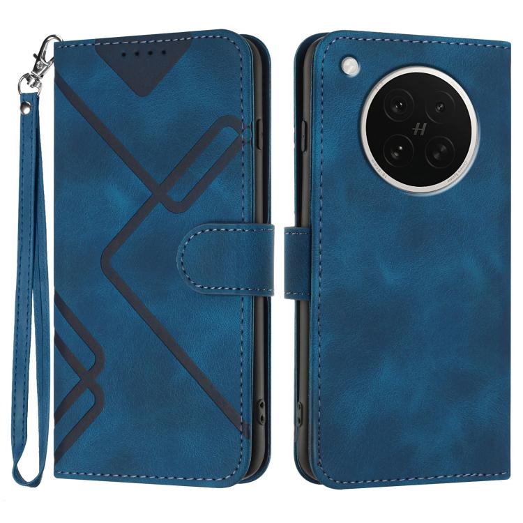 Line Pattern Skin Feel Leather Phone Case, For OPPO K13 5G, For OPPO Find X8s+, For OPPO Find X8s, For OPPO Find X8 Ultra, For OPPO A5 Pro 5G, For OPPO Reno13 F 4G / 5G, For OPPO Find X8, For OPPO Reno12 Global
