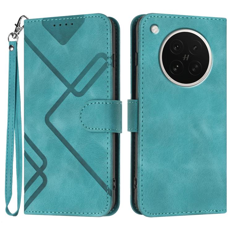 Line Pattern Skin Feel Leather Phone Case, For OPPO K13 5G, For OPPO Find X8s+, For OPPO Find X8s, For OPPO Find X8 Ultra, For OPPO A5 Pro 5G, For OPPO Reno13 F 4G / 5G, For OPPO Find X8, For OPPO Reno12 Global