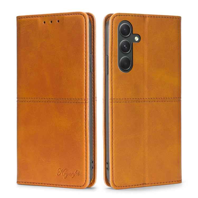 Cow Texture Magnetic Leather Phone Case, For Samsung Galaxy M55 5G, For Samsung Galaxy M15 5G, For Samsung Galaxy Xcover 7 5G, For Samsung Galaxy S24 Ultra 5G, For Samsung Galaxy S24+ 5G, For Samsung Galaxy S24 5G, For Samsung Galaxy F14 5G            ...
