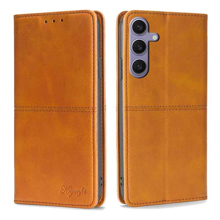 Cow Texture Magnetic Leather Phone Case, For Samsung Galaxy M55 5G, For Samsung Galaxy M15 5G, For Samsung Galaxy Xcover 7 5G, For Samsung Galaxy S24 Ultra 5G, For Samsung Galaxy S24+ 5G, For Samsung Galaxy S24 5G, For Samsung Galaxy F14 5G            ...