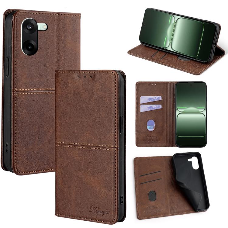 Cow Texture Magnetic Leather Phone Case