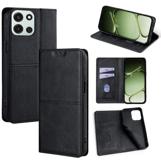 Cow Texture Magnetic Leather Phone Case, For OnePlus Turbo 6 / 6V, For OnePlus Ace 6, For OnePlus 15 5G, For OnePlus Ace 5 Ultra / Nord 5, For OnePlus Ace 5 Racing / Nord CE5, For OnePlus Ace 3 Pro 5G, For OnePlus Nord CE 4 Lite 5G, For OnePlus Ace 3V ...