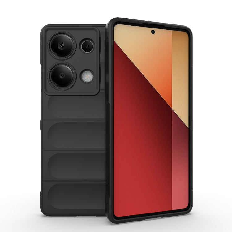 Magic Shield TPU + Flannel Phone Case, For Xiaomi Redmi Turbo 3 5G, For Xiaomi Redmi A3 4G Global, For Xiaomi Redmi Note 13 Pro 4G Global, For Xiaomi Redmi Note 13 4G Global