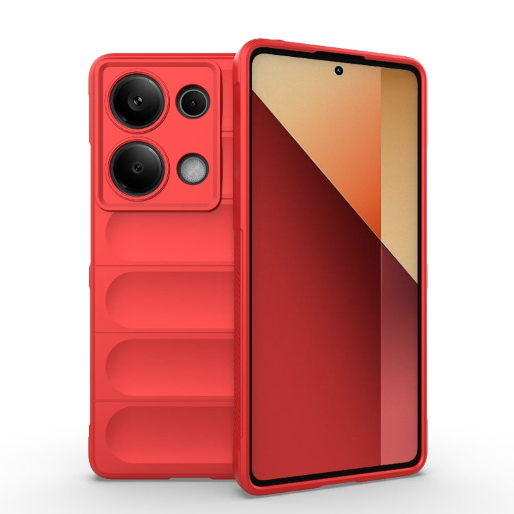 Magic Shield TPU + Flannel Phone Case, For Xiaomi Redmi Turbo 3 5G, For Xiaomi Redmi A3 4G Global, For Xiaomi Redmi Note 13 Pro 4G Global, For Xiaomi Redmi Note 13 4G Global