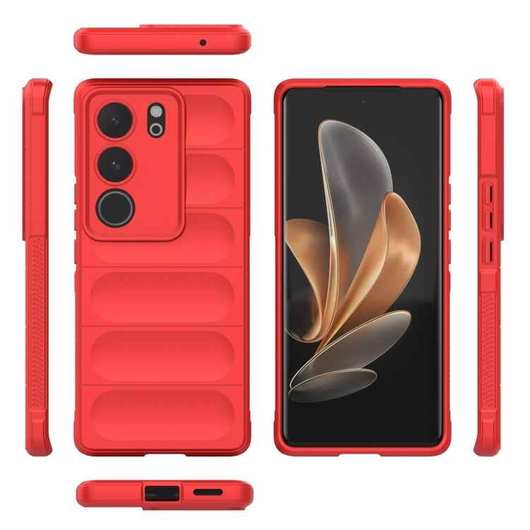Magic Shield TPU + Flannel Phone Case, For vivo S17 Pro, For vivo S17, For vivo S17e, For vivo iQOO Neo8