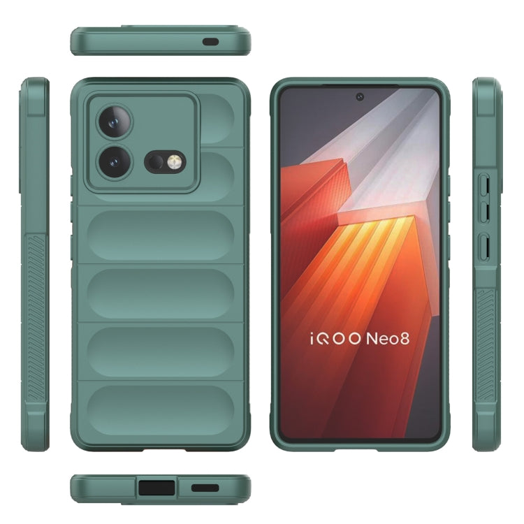 Magic Shield TPU + Flannel Phone Case, For vivo iQOO Neo8, For vivo Y78+ Global, For vivo iQOO Z7x, For vivo Y27 4G Global