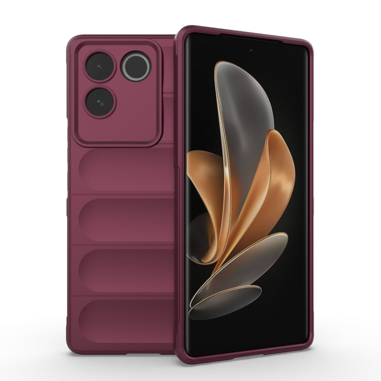 Magic Shield TPU + Flannel Phone Case, For vivo S17e, For vivo iQOO Neo8, For vivo Y78+ Global, For vivo iQOO Z7x